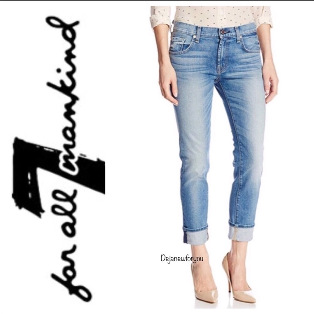 7 for All Mankind Relaxed Skinny Girlfriend Jeans